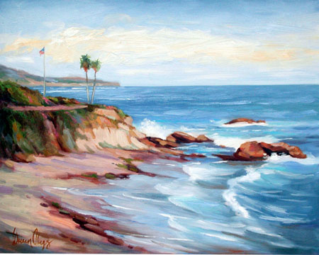 Sunlit Cliffs Laguna Beach